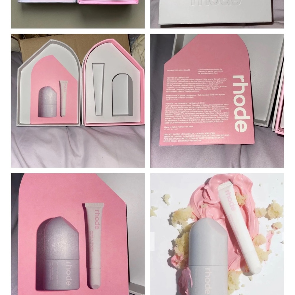 RHODE SKIN AUTHENTIC LIMITED EDITION VANILLA CAKE (PINK & WHITE TUBE!) OR PR BOX